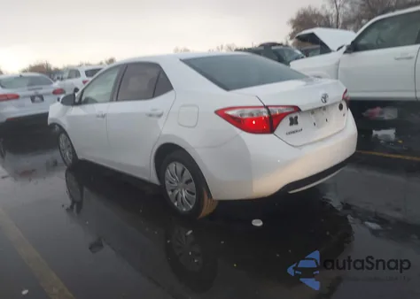 2016 Toyota Corolla Le from USA, damaged, VIN 5YFBURHE9GP554512